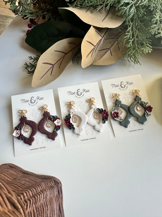 Floral ornaments (3 colors)